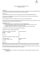 Discretionary Rate Relief guidance and criteria