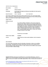 Leaseholder Certificate of Insurance 2026 to 2027