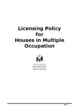 HMO Licensing Policy April 2026