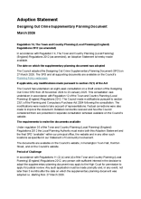 Designing Out Crime SPD Adoption Statement