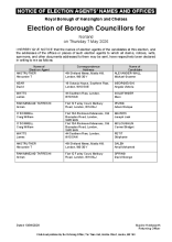 Norland - Notice of Election Agents