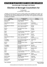 Notting Dale - Notice of Election Agents