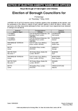 Pembridge - Notice of Election Agents