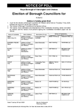 Holland - Notice of Poll