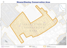 Sloane Stanley Conservation Area map