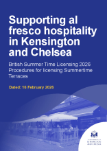 Supporting al fresco hospitality in Kensington and Chelsea 2026