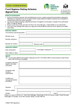 Appeal form