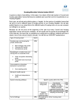 Housing Allocation Scheme Quotas 2026/27