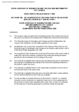 Temporary Traffic Order - 25 August 2026