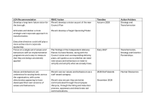 Peer Challenge Action Plan