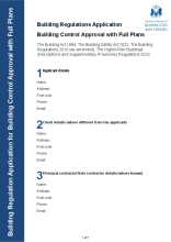 Building Regulations Application