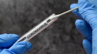 Coronavirus test tube