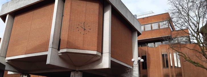 An exterior shot of Kensington Town Hall