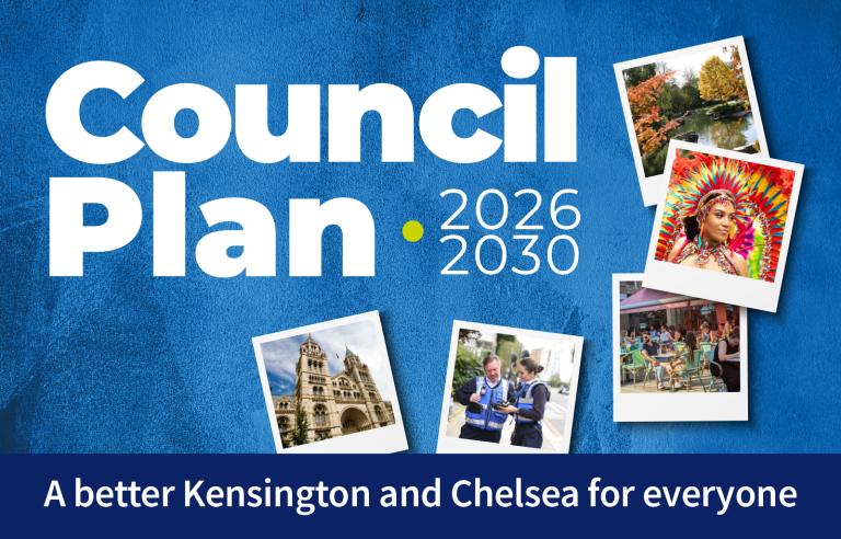 A graphic promoting the launch of the Council Plan 2026-2030