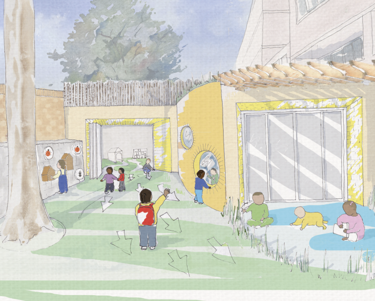 Design - approach to the nursery Design - approach to the nursery