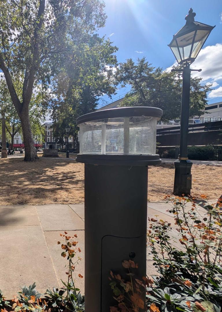 Bollard lighting was installed on Dovehouse Green thanks to NCIL funding