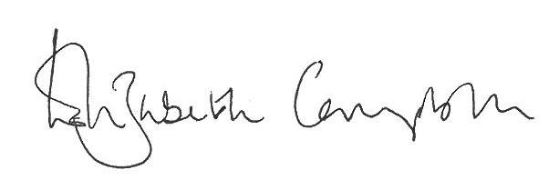 Cllr Elizabeth Campbell's signature