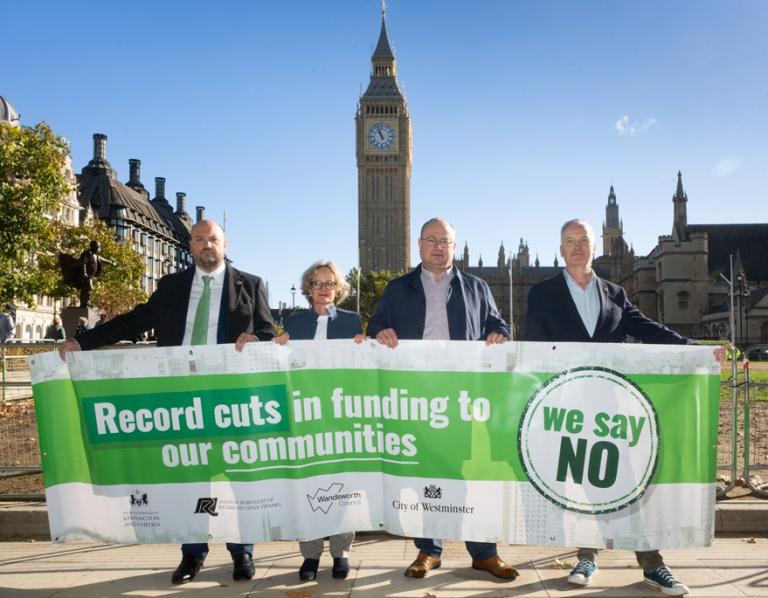 Council leaders hand over the Sustainable Communities Act submission