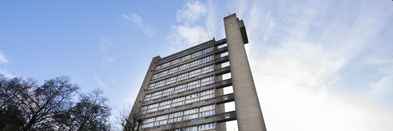 a shot of trellick tower