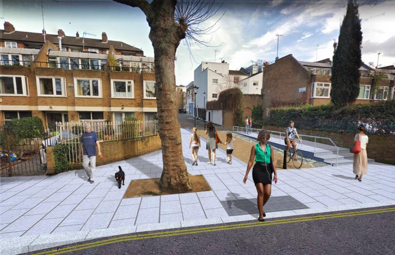 Walmer Road and Portland Road artist impression Walmer Road and Portland Road artist impression
