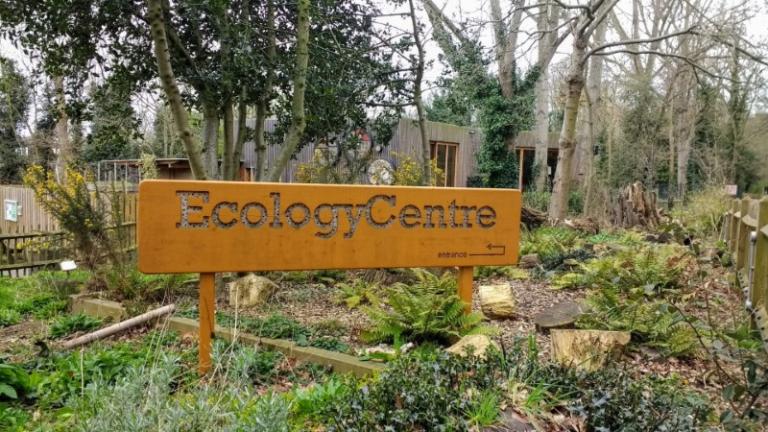 Ecology centre sign