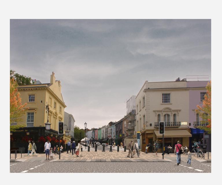 Artist's impression of Portobello Road