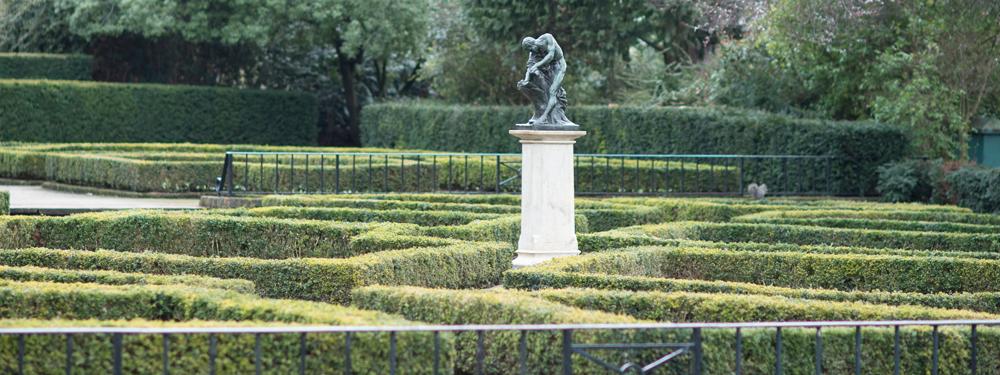 Orangery Holland Park statue
