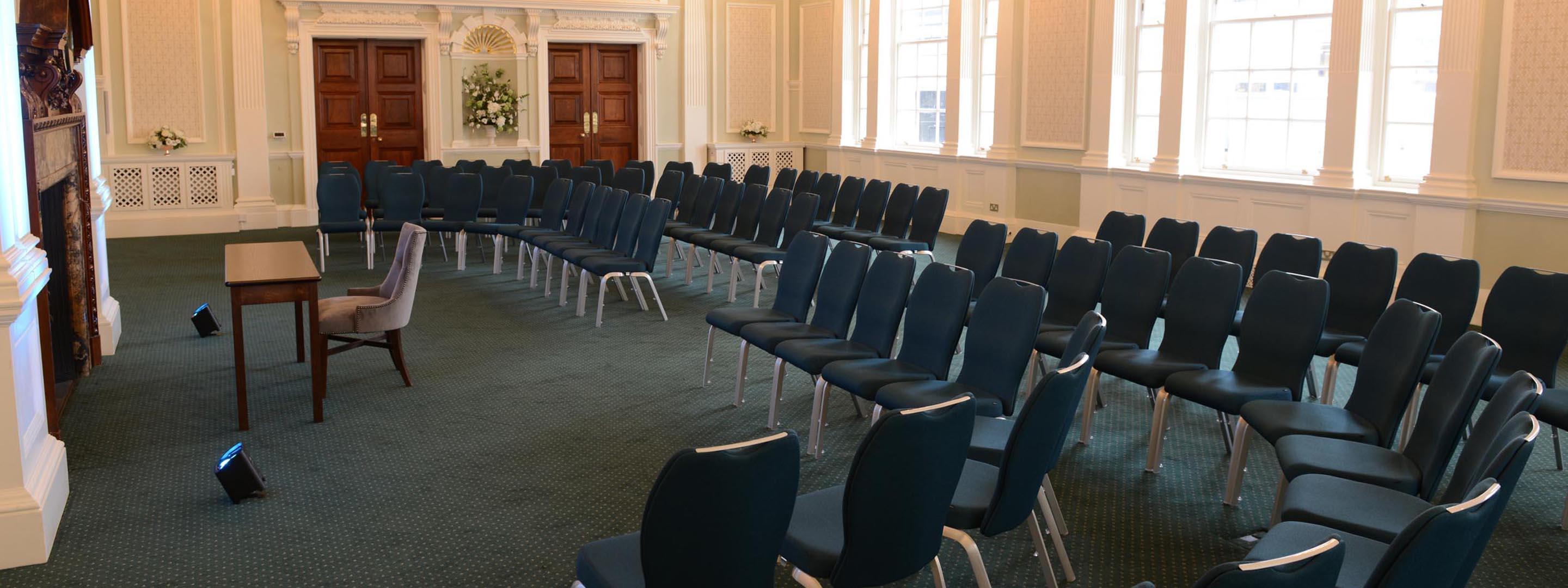 Small hall conference set-up