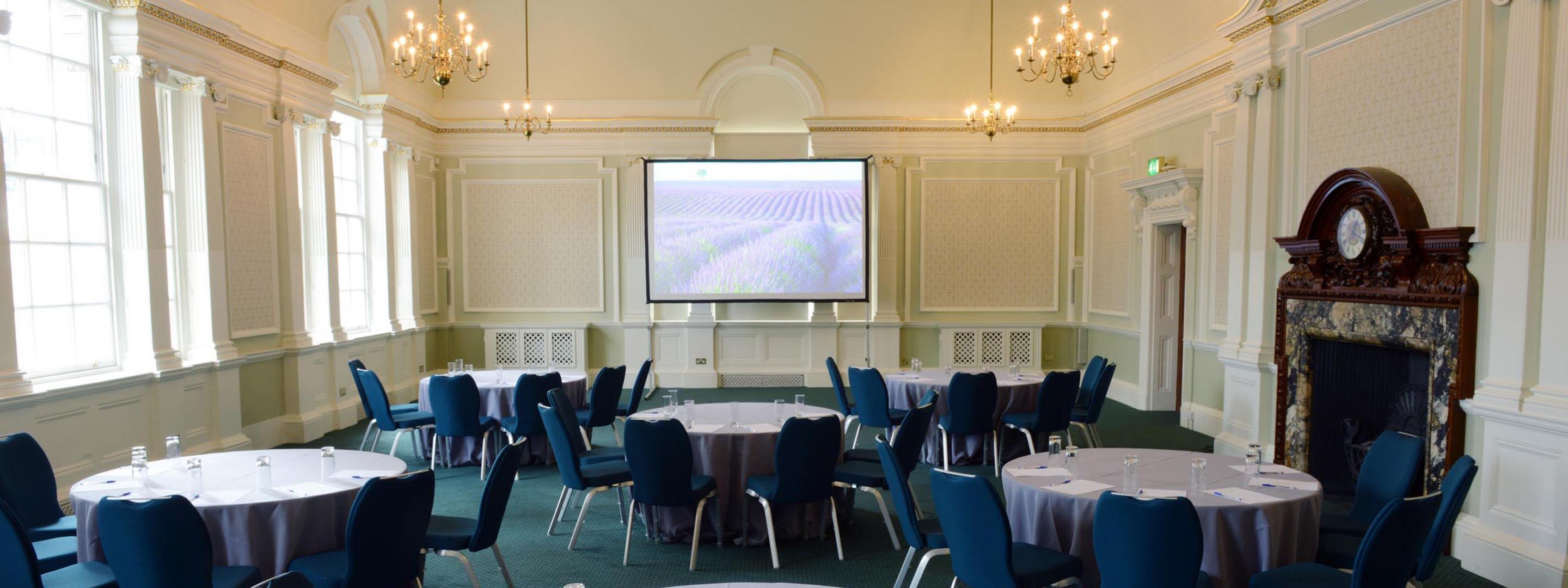 Small hall table set-up