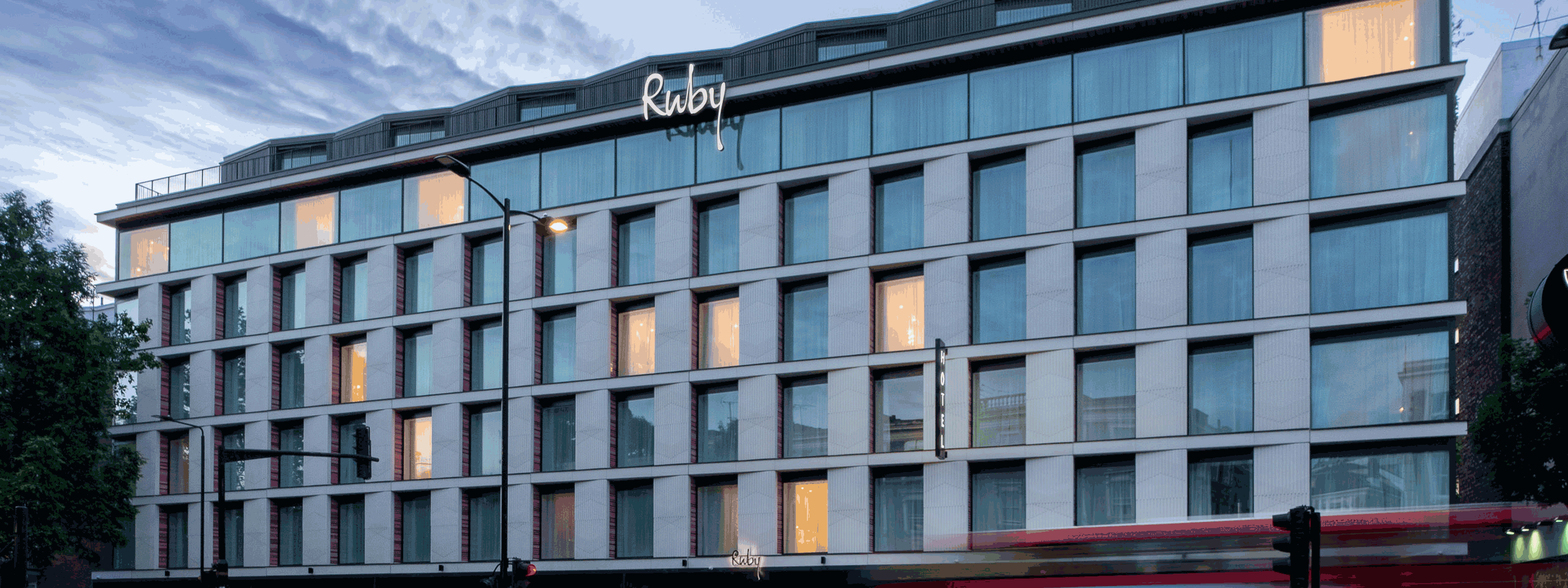 Outside of Ruby hotel