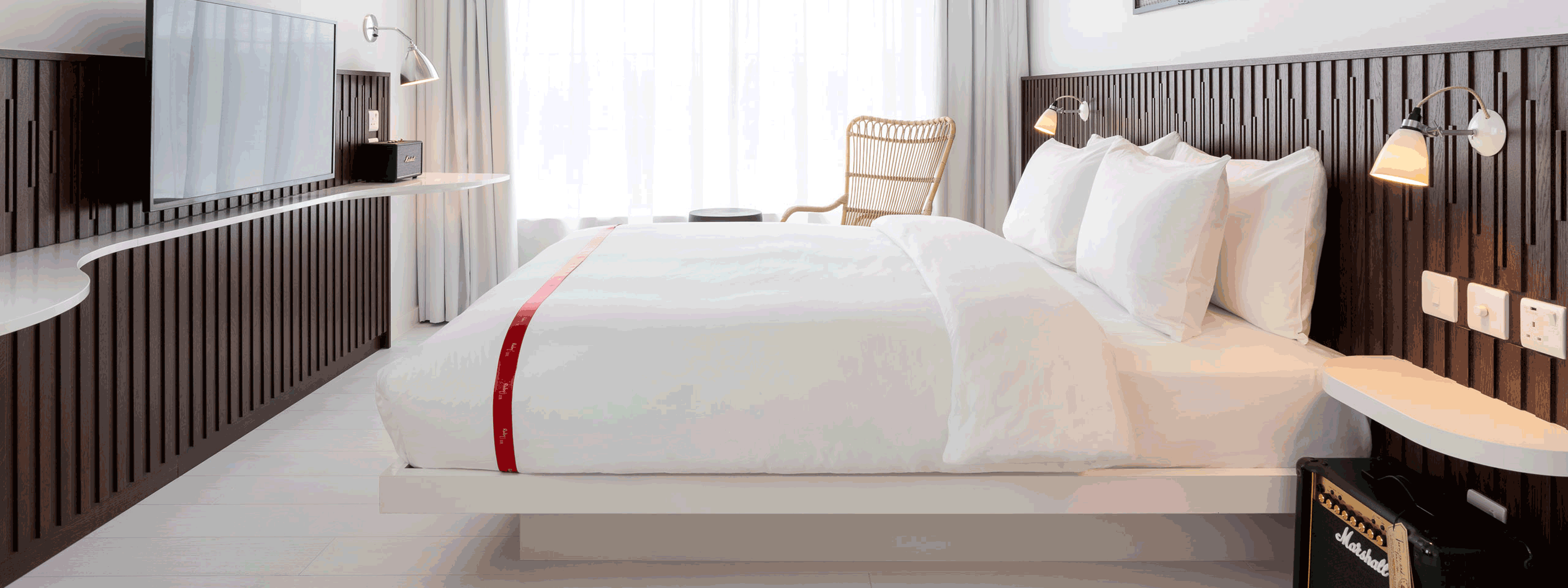 Inside of Ruby hotel room