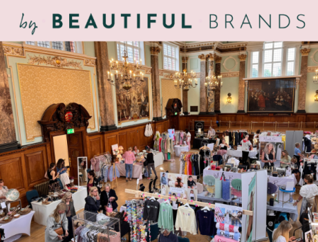 A thriving clothes market