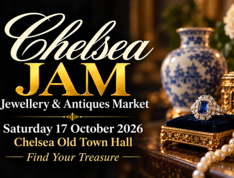 Chelsea Jewellery and Antiques Market poster